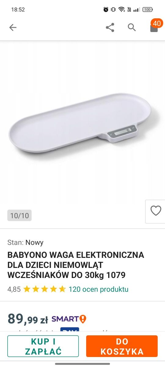 Waga  dla  niemowląt