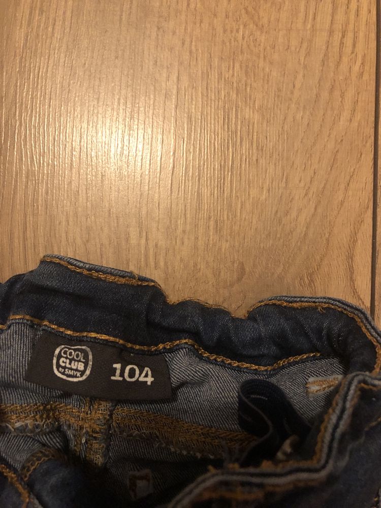 Spodnie Jeansy cool club smyk rozmiar 104 założone tylko do sesji