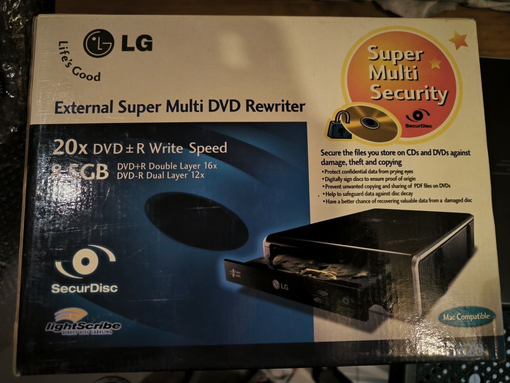 Vendo gravador de DVD 8x