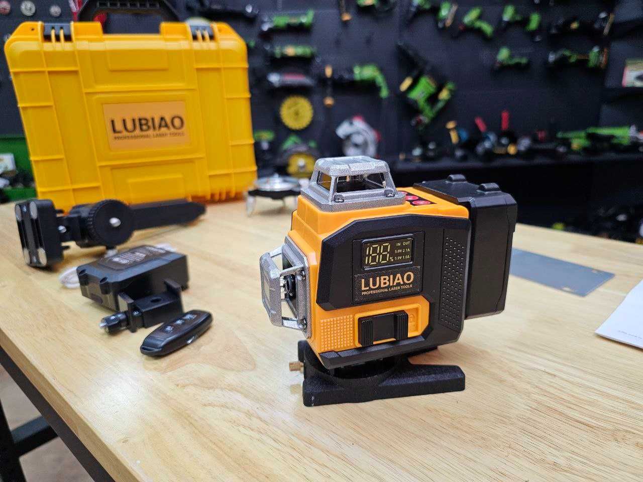 Лазерний рівень Lubiao Т-7 з кейсом,з магнітним кріпленням, платформою