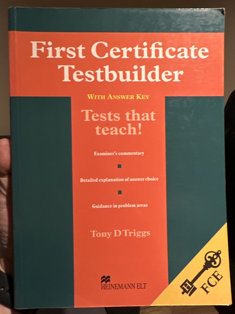 First Certificate Testbuilder with Answer Key