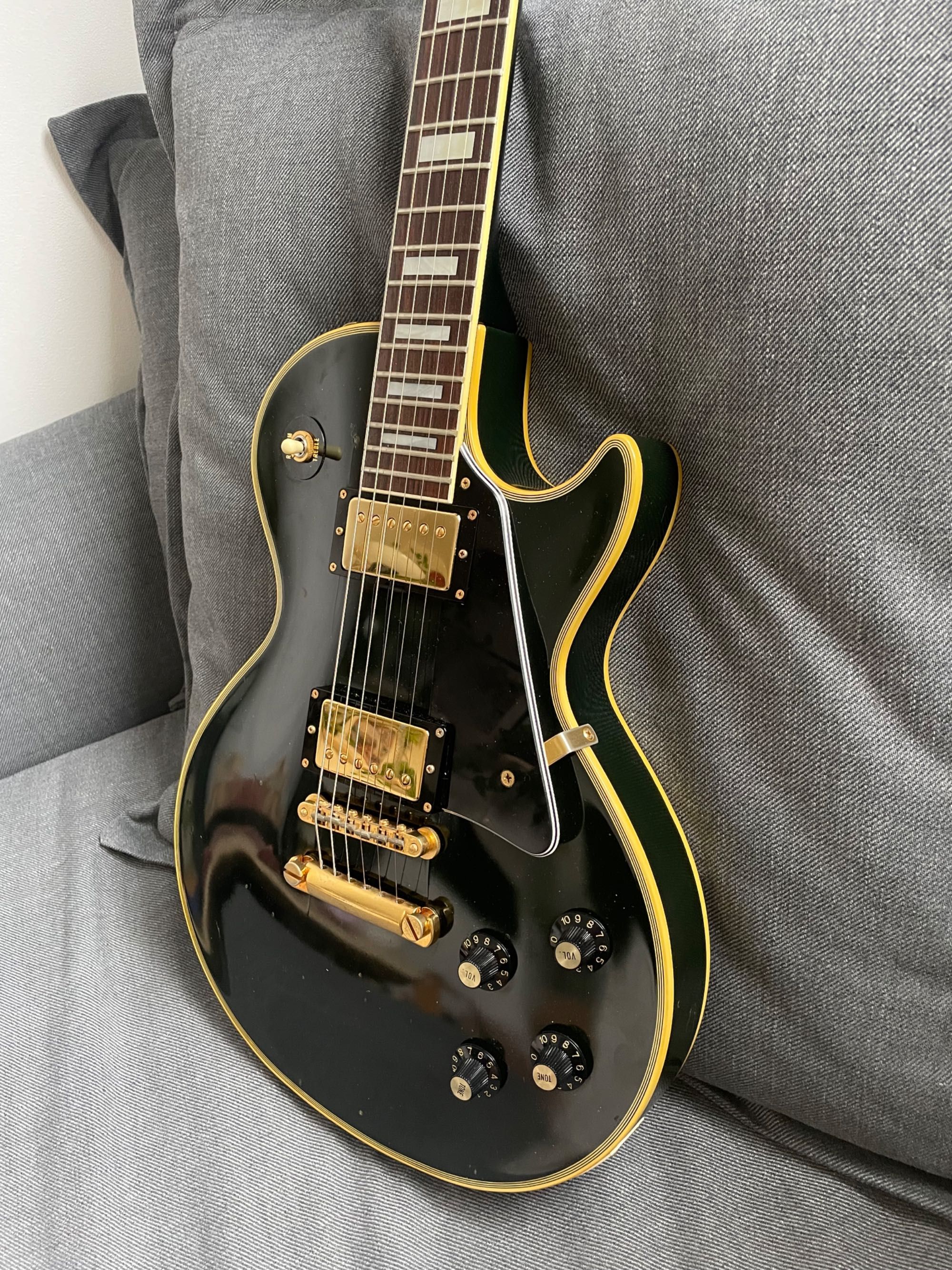 1992 Greco Black Beauty Les Paul Custom - mij - Japan