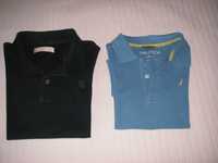 Zara Polo de Manga Comprida T/8 e Nautica T/7