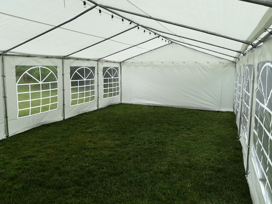 Namiot pawilon imprezowy duży 10mx5 ławki stoły wynajem polter komunia
