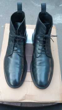 Кожаные ботинки на шнуровке.Бренд AllSaints 44 р.Стелька 29 см.