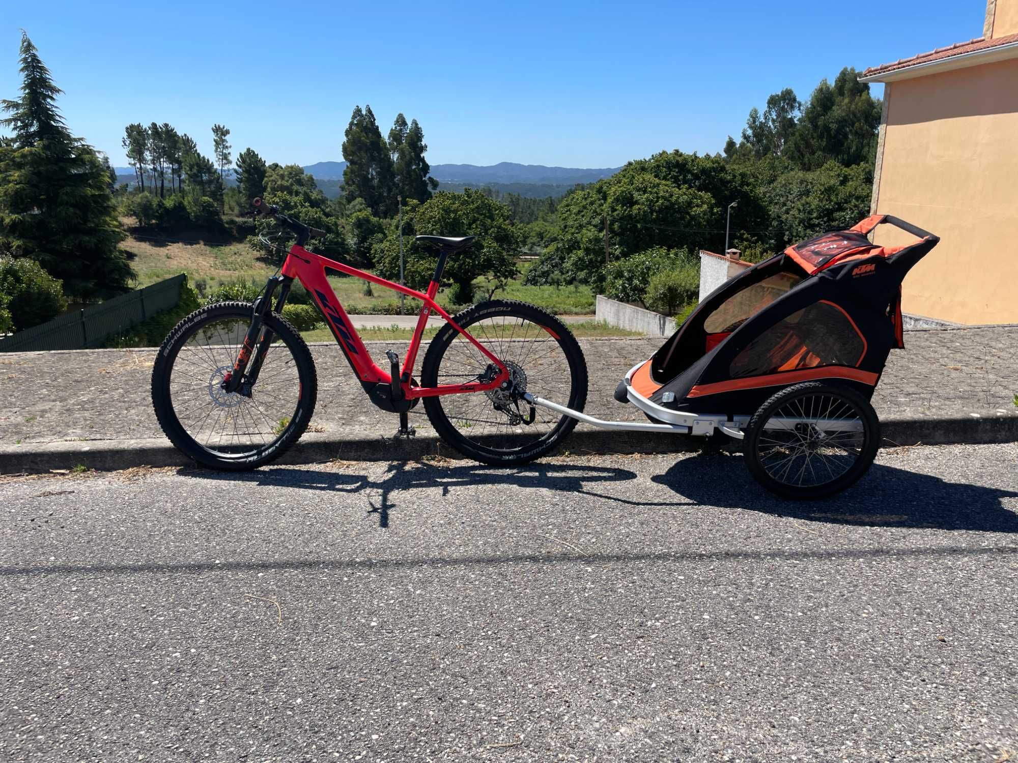 KTM e-bike Macina 291 de 2021 e atrelado