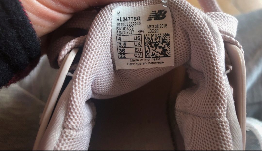 New Balance 247 pudrowy róż