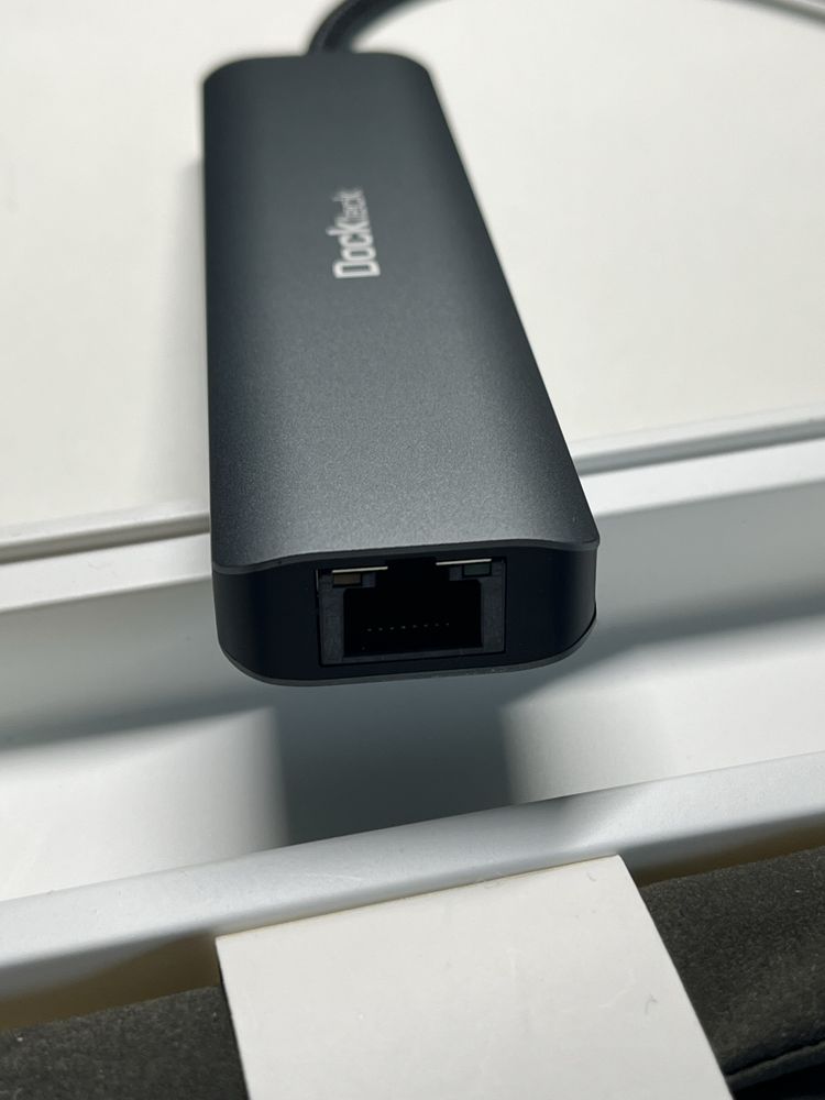 Hub DOCK USB DockTeck DD0003 STACJA DOKUJĄCA 7w1 LAN Macbook M1 M2 M3