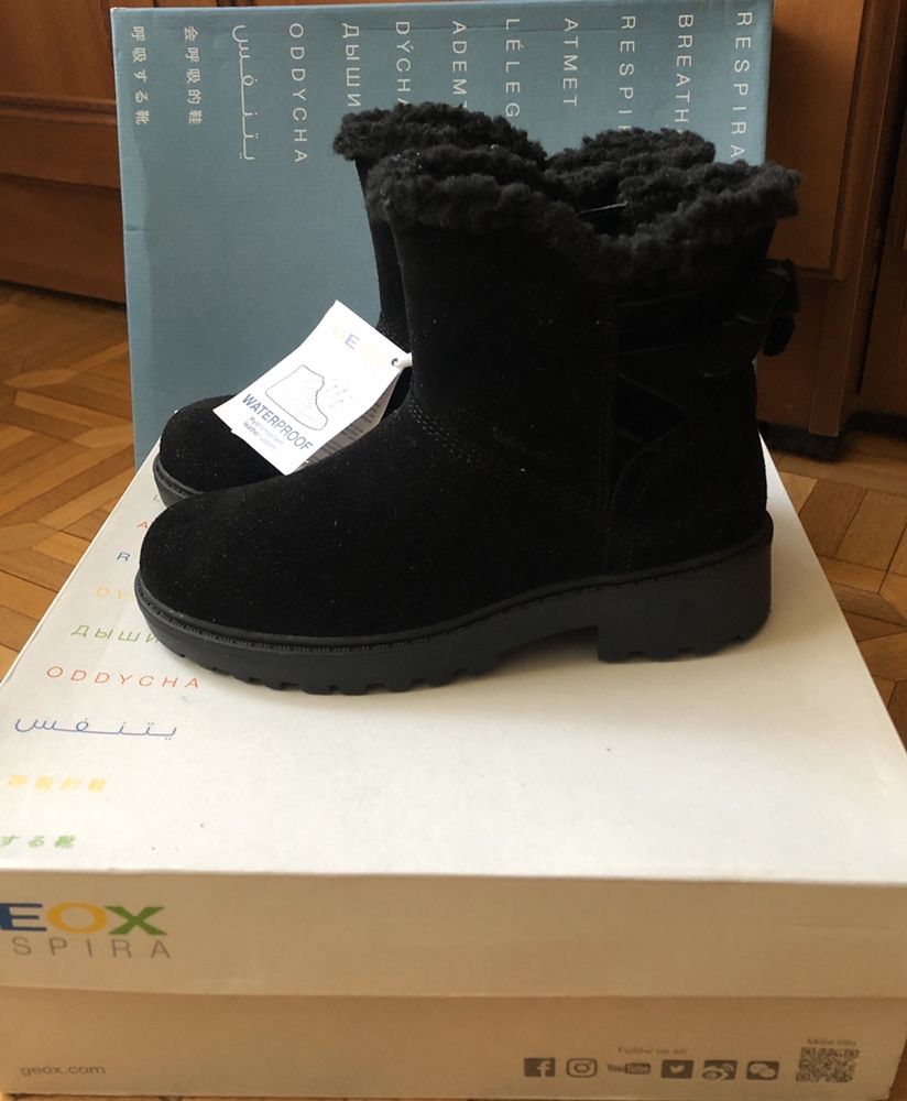 Зимние сапоги GEOX 30, 31 размер, ботинки GEOX