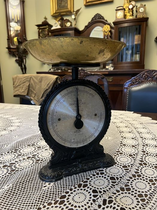 angielska waga kuchenna Salter Family Scale model 45 starocie antyk