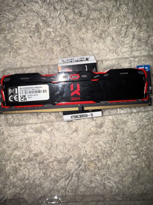 Pamięć GoodRam IRDM X, DDR4, 8 GB, 3200MHz, CL16