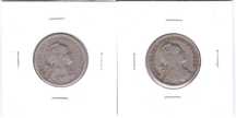 Cabo Verde 1930 - 50 Centavos Alpaca 2 moedas