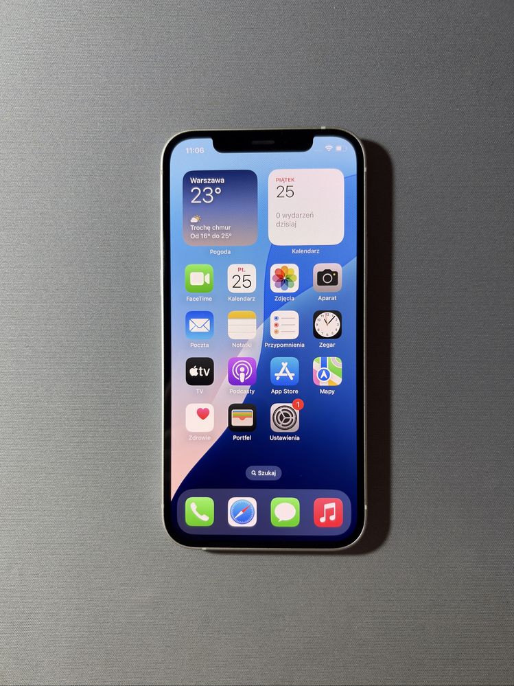 iPhone 12 64gb 80% baterii biały + dodatki