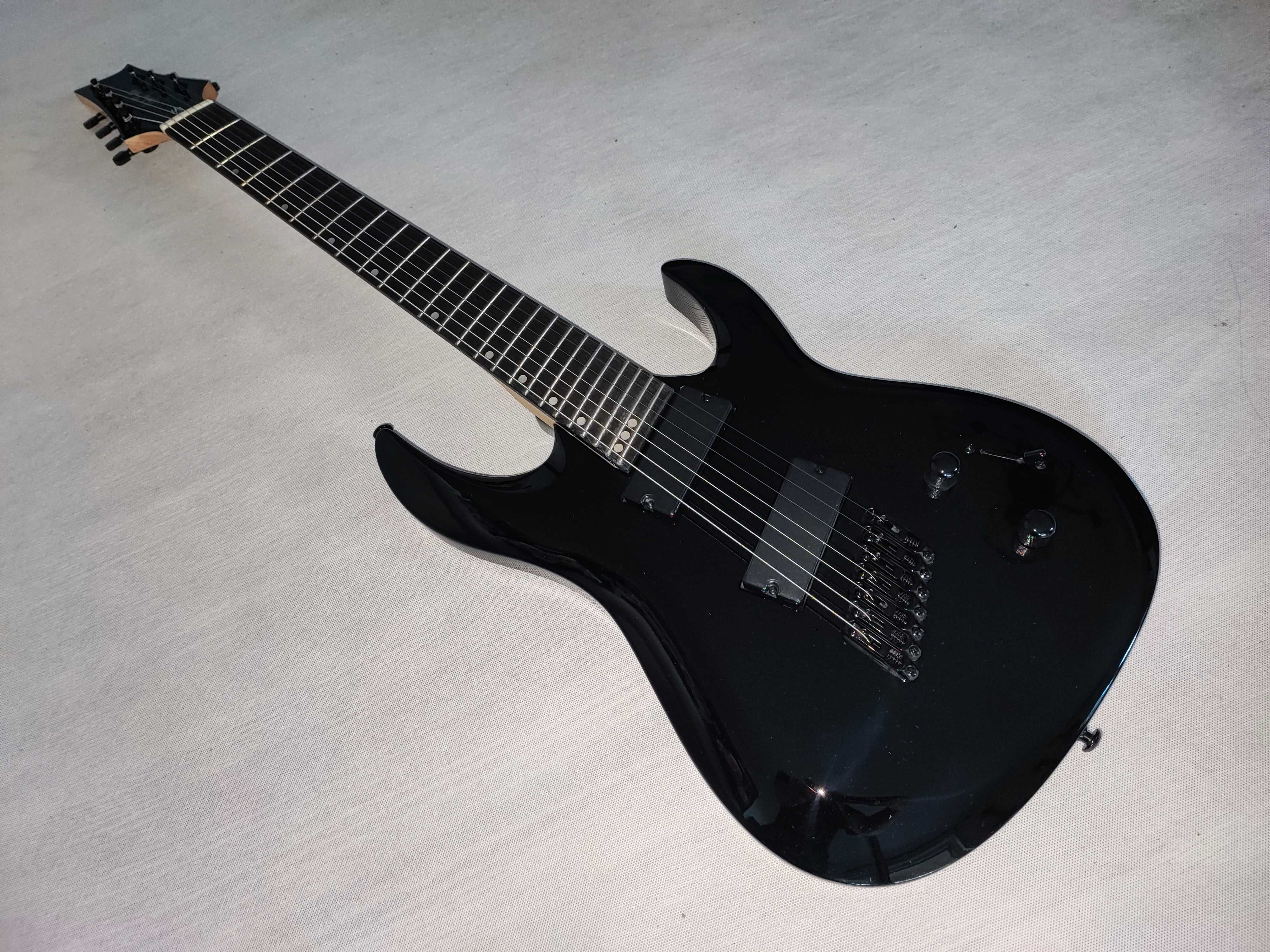 HARLEY BENTON R-457BK MultiScale nowa gitara 7-strunowa ustawiona