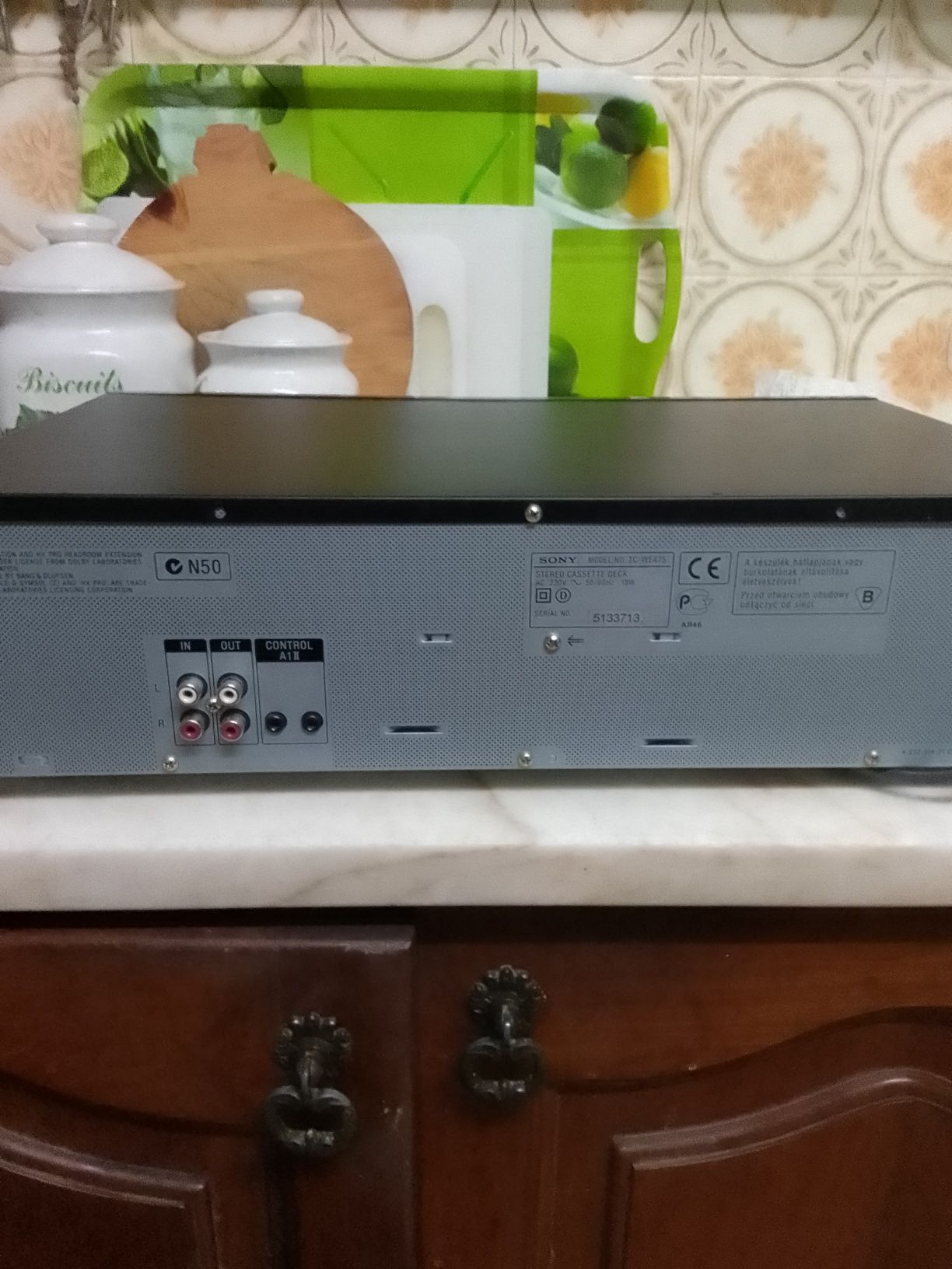 Sony stereo double cassette deck TC we475