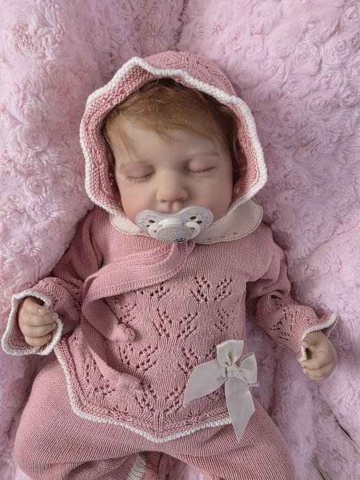Bebé reborn menina 50 cm com enxoval