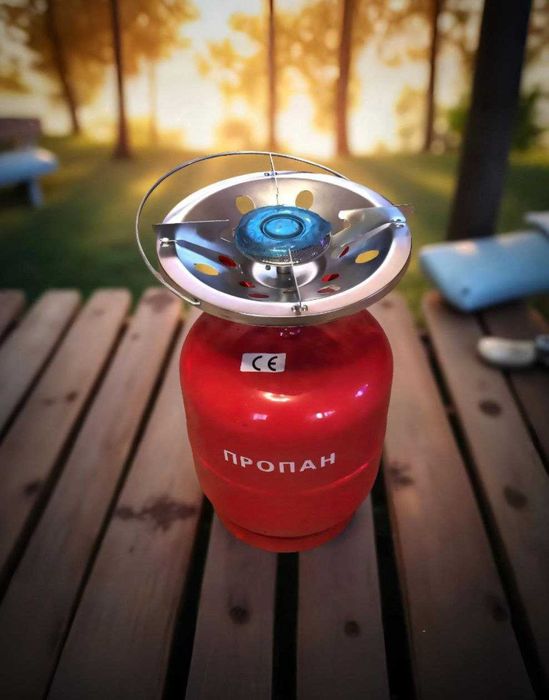 Кемпінговий набір газовий балон + пальник 8 л, новий