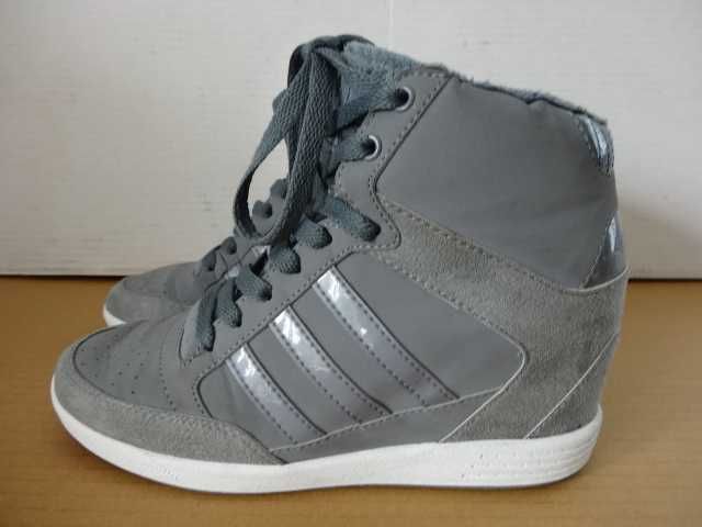 Buty ADIDAS NEO LABEL na KOTURNIE roz 38 2/3 Ocieplane Skóra Adidasy