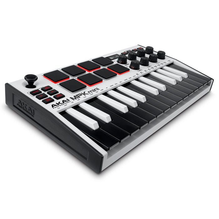 Akai Professional MPK Mini Mk3 White - klawiatura sterująca