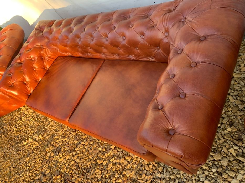 Sofa Chesterfield 3 osobowa Funkcja spania