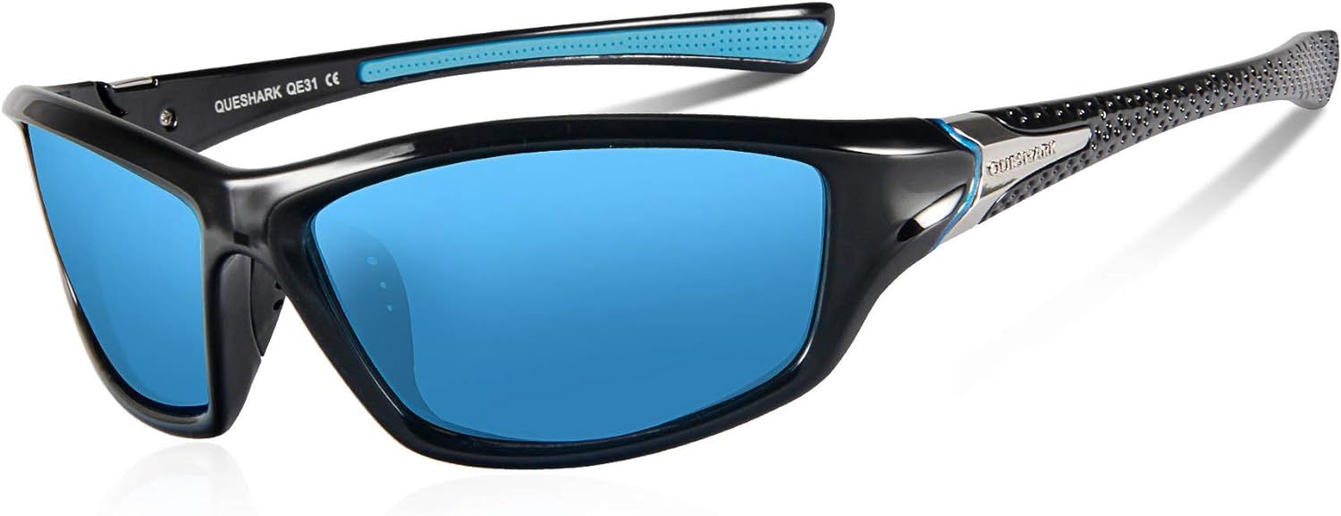 queshark spolaryzowane sportowe okulary przeciwsłoneczne