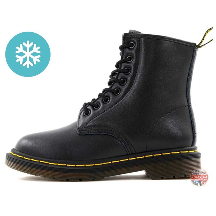 Зимние кожаные ботинки Dr. Martens 1460 Winter Fur черевики др мартінс