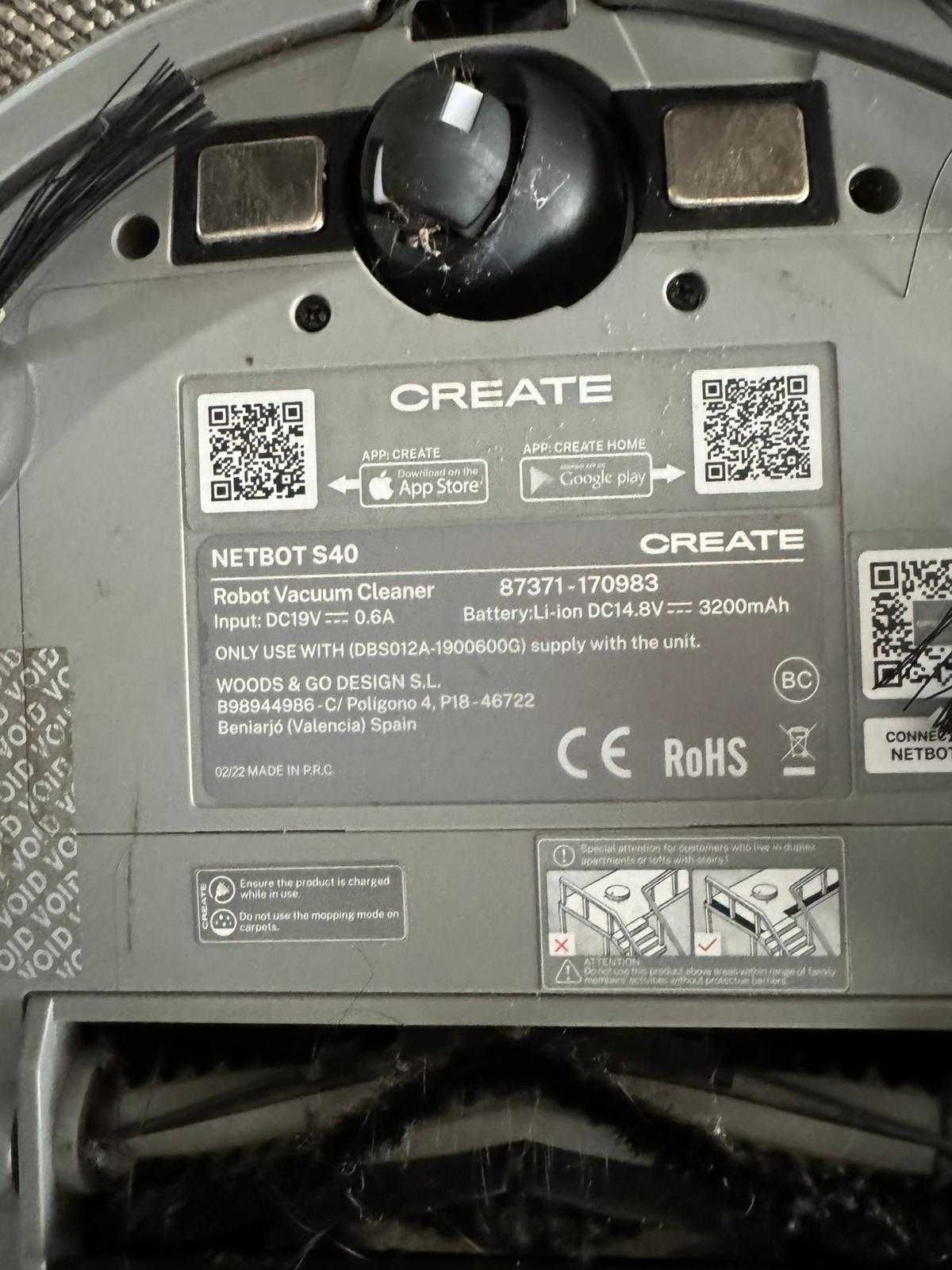 Aspirador robot create