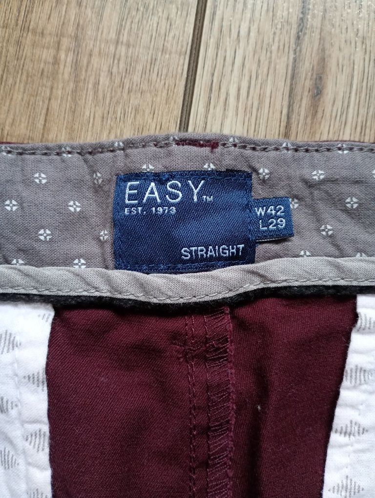 Easy męskie spodnie chino pas ok 110 / dł 105