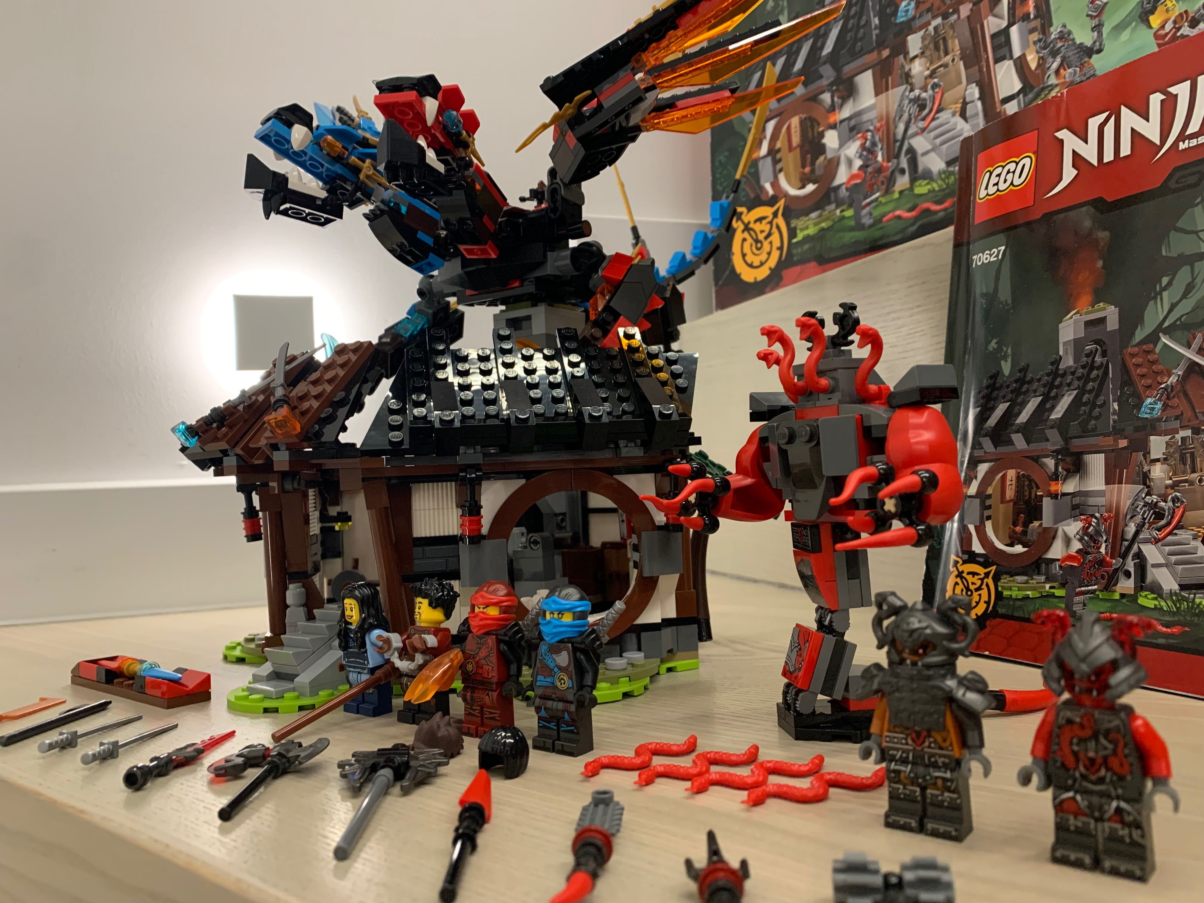 Lego Ninjago 70627 Kuźnia Smoka KOMPLETNE figurki pudełko instrukcja