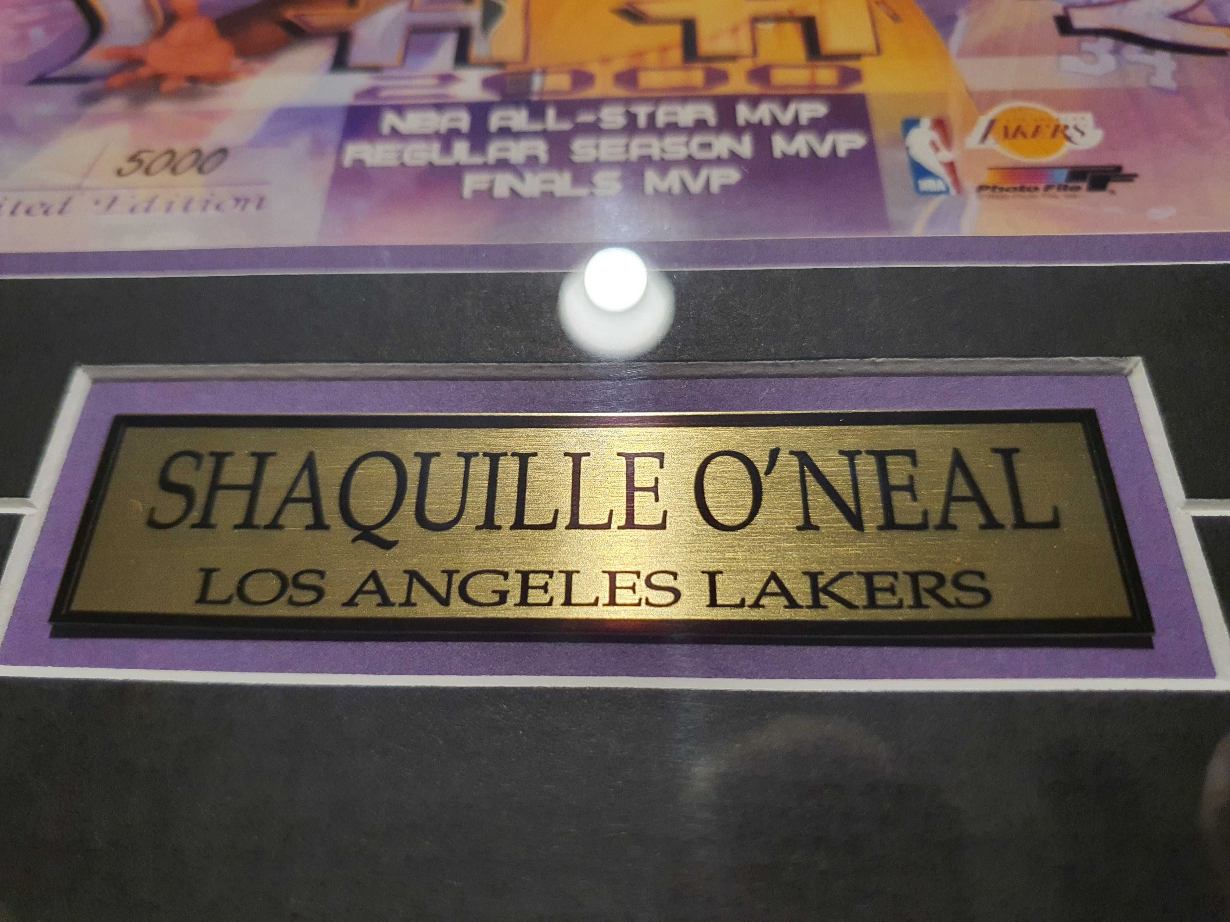 Shaquille O'Neal - N.B.A. - L.A. Lakers - Kolekcjonerska Rama