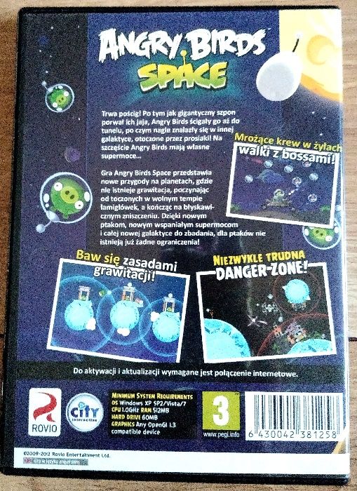 Gra Angry Birds Space na PC
