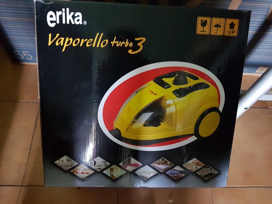 Vaporetto com aspirador e ferro de engomar