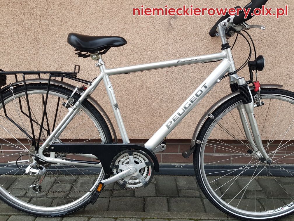 Rower męski trekkingowy PEUGEOT Koła 28 SHIMANO NEXAVE aluminium rabat