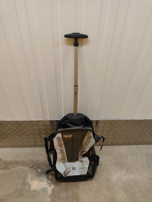 Mochila/Mala super versátil com rodinhas e transporte fácil