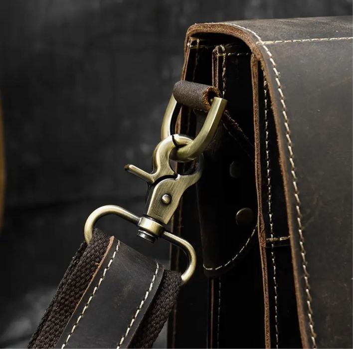 Сумка шкіряна кожаная подарунок хлопцю чоловіку подарок мужчине парню