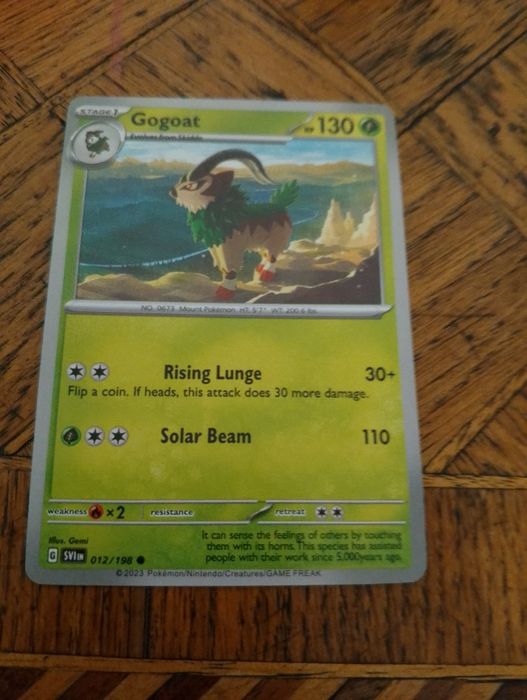 Orginalna karta pokemon Gogoat