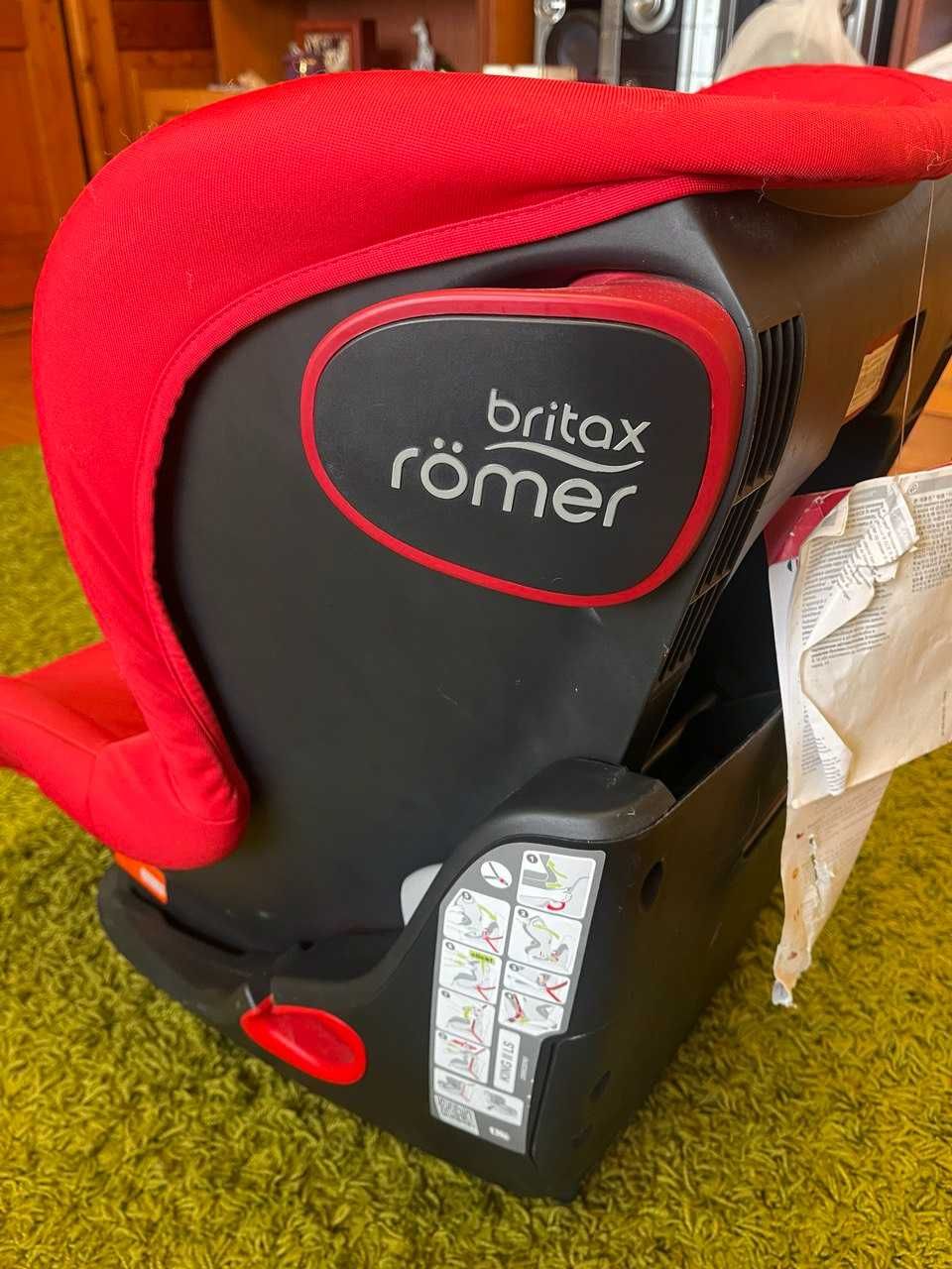 Автокрісло Britax Romer King II LS Fire Red