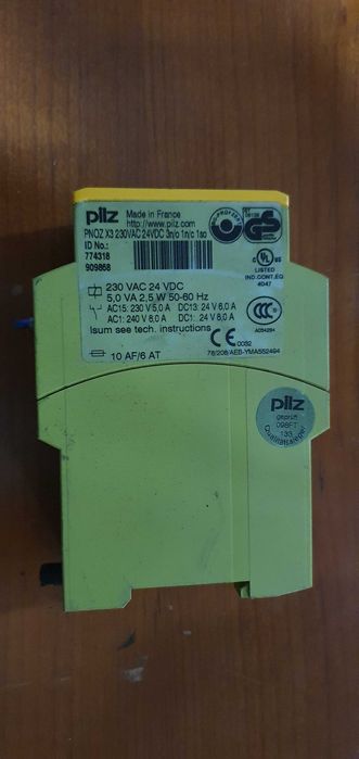 Pilz Relé De Segurança Pnoz X3