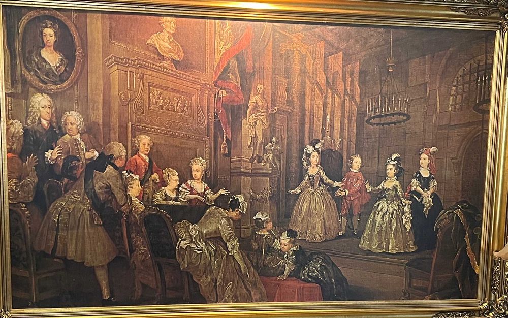 Quadro réplica de Wililiam Hogarth