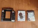 Adapter kieszeń na dysk SSD HDD 2,5'' + 2x dysk twardy 1Tb