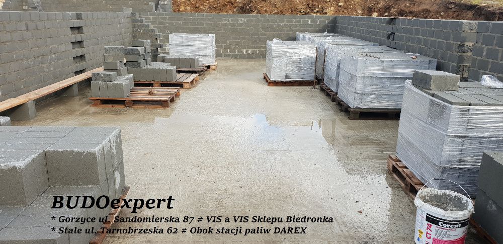 Bloczek betonowy fundamentowy B20 i B25 30x24x12 pod pustaka Max