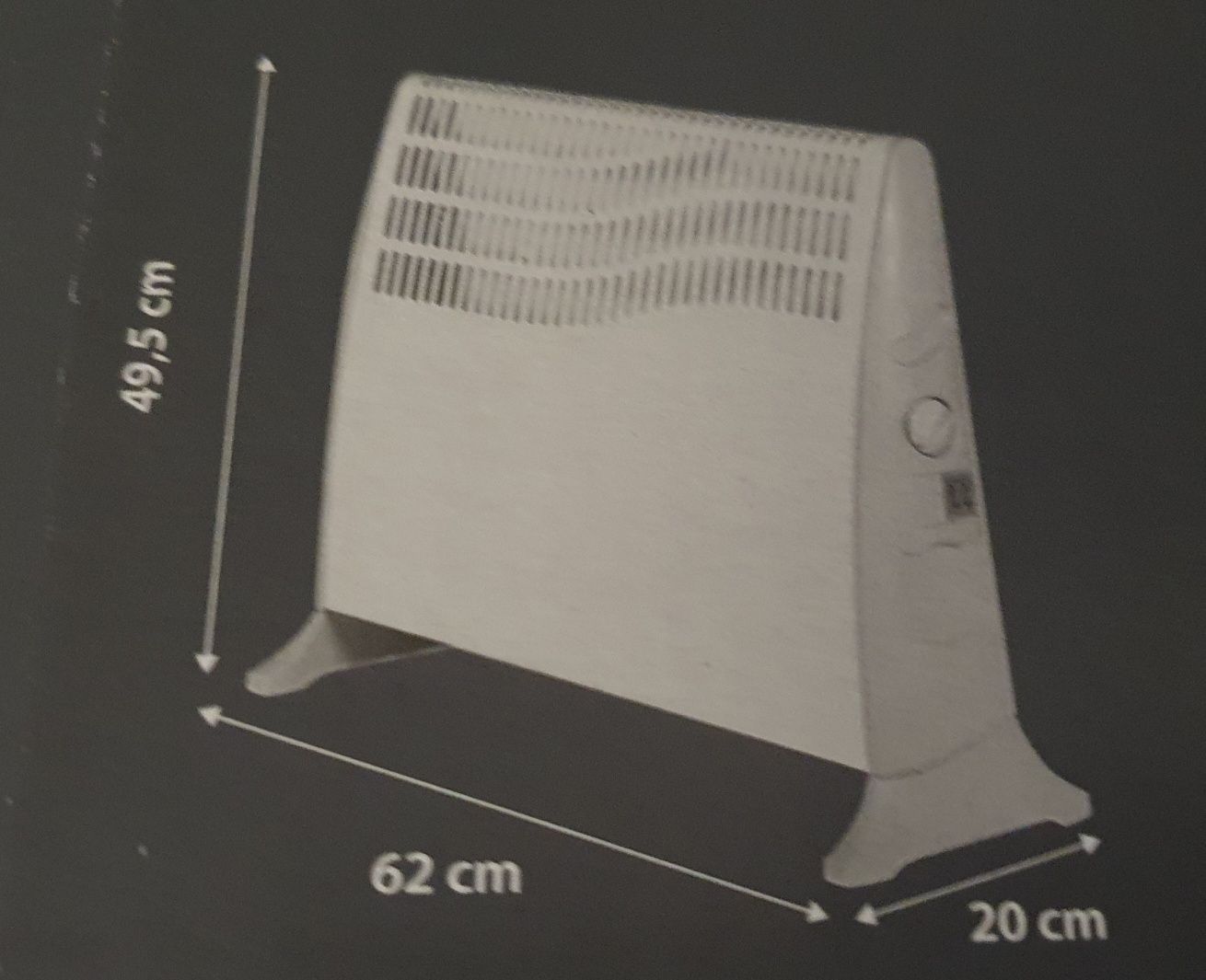 Grzejnik elektryczny konwektorowy - Equation STAR 2000 W (230 V ~ 50 H