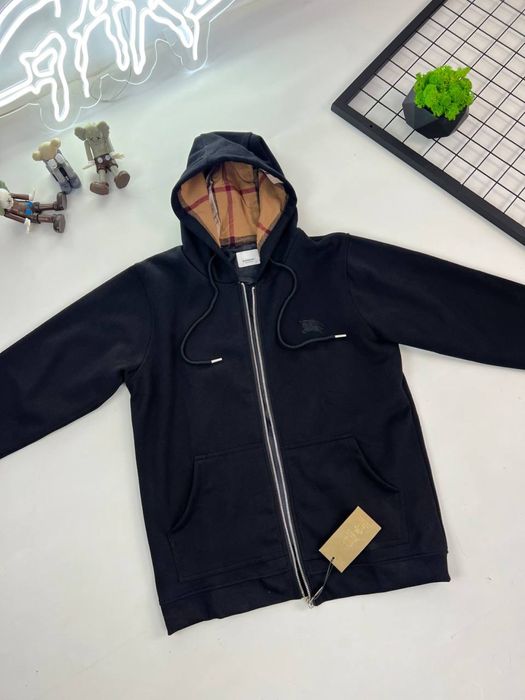 ‼️SALE‼️ Зіп Худі Burberry (кофта,на замку,зіпка,барбері,чорна,сіра)