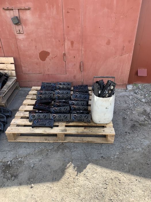 Блок панель управления печки БУП Ланос Lanoc ДЕФЕКТНИЙ Разборка