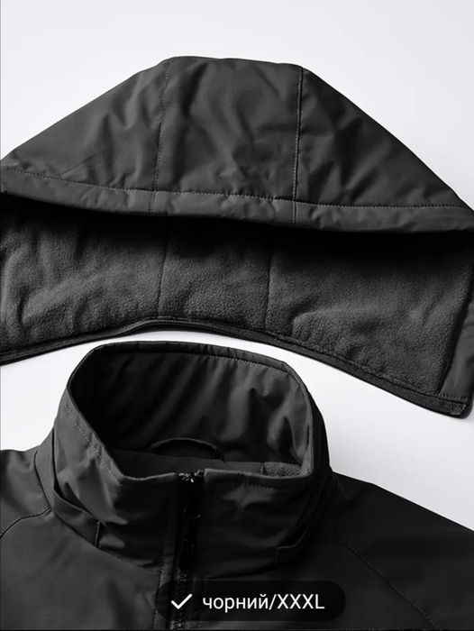 Нова чоловіча куртка вітровка на флісовій підкладці