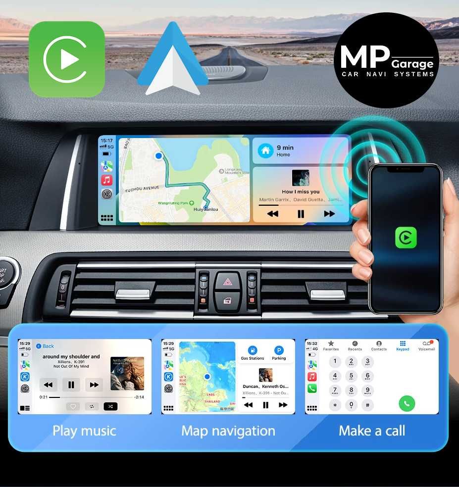 Stacja Multimedialna BMW F10/F11 Snapdragon 8/128 CarPlay/AA Montaż