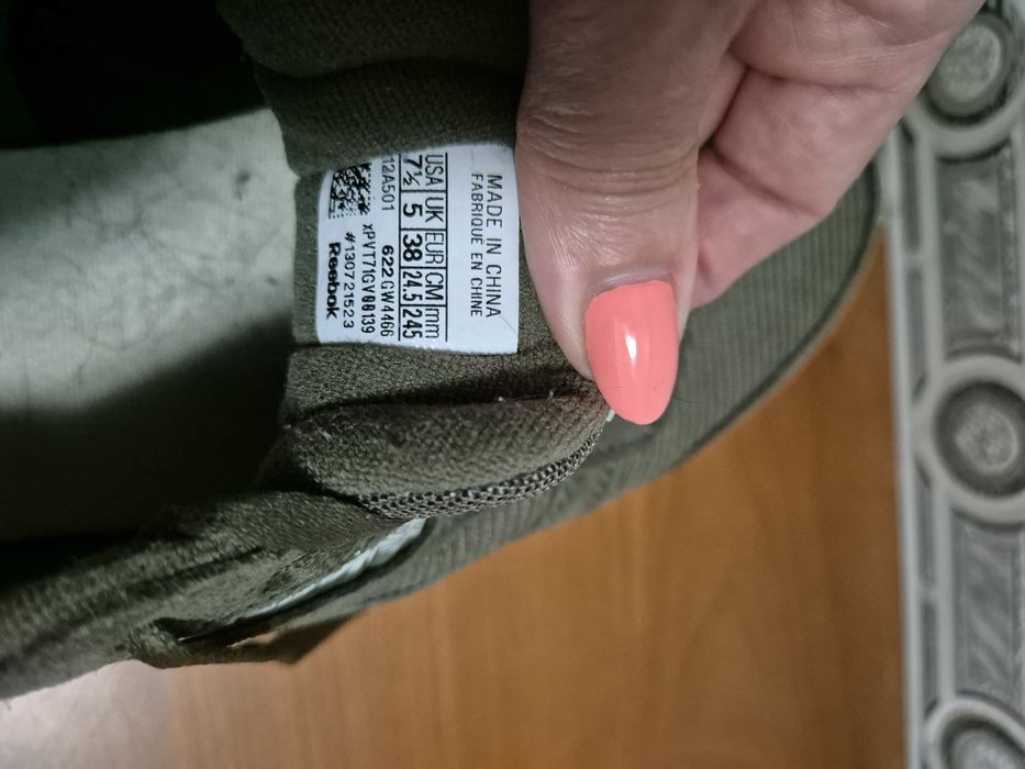 Tenis/sapatilhas reebok verde