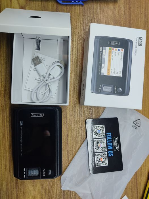 Toolkitrc m6d, m8p. Зарядний пристрій