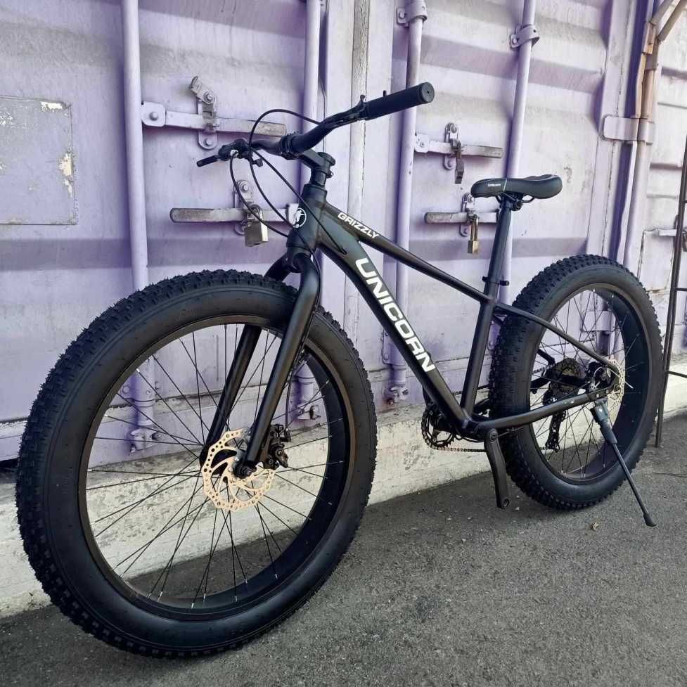 Фетбайк велосипед Fatbike алюминиевый GRIZLY 26"/17" Shimano