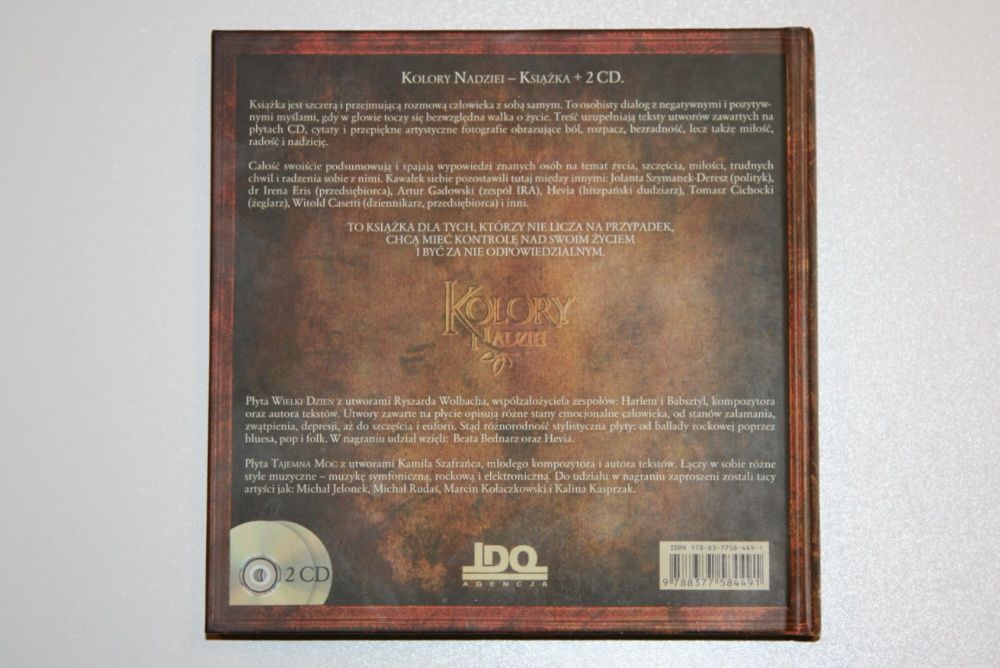 Kolory Nadziei z płytą CD - Barbara Szafraniec (autograf)